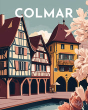 Carica l'immagine nel visualizzatore di Gallery, Diamond Painting - Poster di viaggio a Colmar