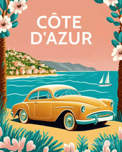 Carica l'immagine nel visualizzatore di Gallery, Diamond Painting - Poster di viaggio in Costa Azzurra