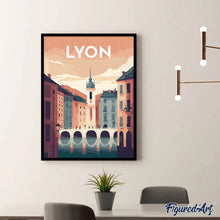 Carica l'immagine nel visualizzatore di Gallery, Diamond Painting - Poster di viaggio a Lione