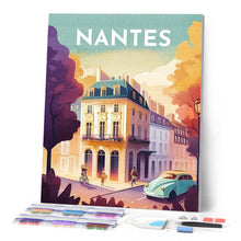 Carica l'immagine nel visualizzatore di Gallery, Diamond Painting - Poster di viaggio a Nantes