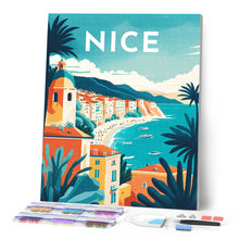 Carica l'immagine nel visualizzatore di Gallery, Diamond Painting - Poster di viaggio a Nizza