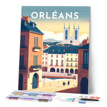 Carica l'immagine nel visualizzatore di Gallery, Diamond Painting - Poster di viaggio a Orleans