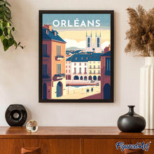 Carica l'immagine nel visualizzatore di Gallery, Diamond Painting - Poster di viaggio a Orleans