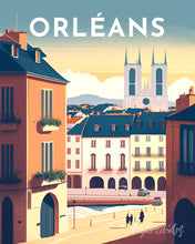 Carica l'immagine nel visualizzatore di Gallery, Diamond Painting - Poster di viaggio a Orleans