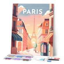 Carica l'immagine nel visualizzatore di Gallery, Diamond Painting - Poster di viaggio a Parigi