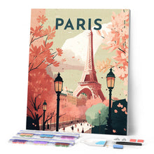 Carica l'immagine nel visualizzatore di Gallery, Diamond Painting - Poster di viaggio a Parigi II