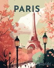 Carica l'immagine nel visualizzatore di Gallery, Diamond Painting - Poster di viaggio a Parigi II