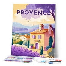 Carica l'immagine nel visualizzatore di Gallery, Diamond Painting - Poster di viaggio in Provenza