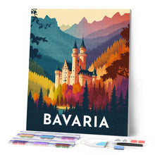 Carica l'immagine nel visualizzatore di Gallery, Diamond Painting - Poster di viaggio in Baviera