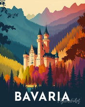 Carica l'immagine nel visualizzatore di Gallery, Diamond Painting - Poster di viaggio in Baviera