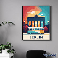 Carica l'immagine nel visualizzatore di Gallery, Diamond Painting - Poster di viaggio a Berlino