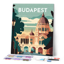 Carica l'immagine nel visualizzatore di Gallery, Diamond Painting - Poster di viaggio a Budapest