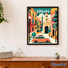 Carica l'immagine nel visualizzatore di Gallery, Diamond Painting - Poster di viaggio a Siviglia