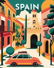 Carica l'immagine nel visualizzatore di Gallery, Diamond Painting - Poster di viaggio a Siviglia