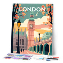 Carica l'immagine nel visualizzatore di Gallery, Diamond Painting - Poster di viaggio a Londra 2