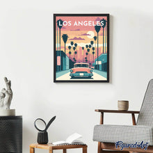 Carica l'immagine nel visualizzatore di Gallery, Diamond Painting - Poster di viaggio a Los Angeles