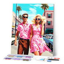 Carica l'immagine nel visualizzatore di Gallery, Diamond Painting - Pink Duo a Malibù