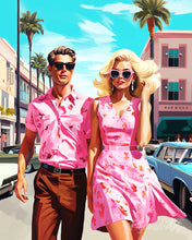 Carica l'immagine nel visualizzatore di Gallery, Diamond Painting - Pink Duo a Malibù