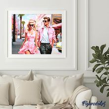 Carica l'immagine nel visualizzatore di Gallery, Diamond Painting - Pink Duo a Hollywood