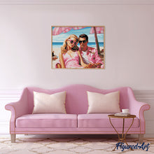 Carica l&#39;immagine nel visualizzatore di Gallery, Diamond Painting - Pink Duo al Mare