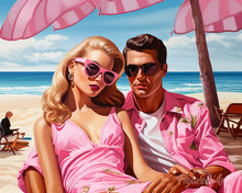 Carica l'immagine nel visualizzatore di Gallery, Diamond Painting - Pink Duo al Mare