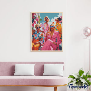 Diamond Painting - Pink Club