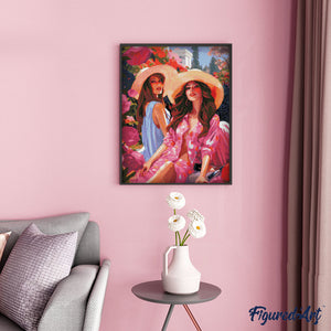 Diamond Painting - Pink Diva Sisters