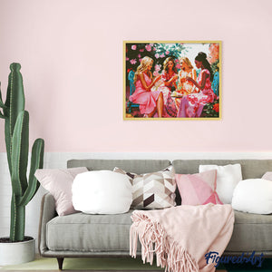 Diamond Painting - Pink Club nel Roseto