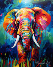 Carica l'immagine nel visualizzatore di Gallery, Diamond Painting - Elefante Astratto Colorato