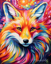Carica l'immagine nel visualizzatore di Gallery, Diamond Painting - Volpe Astratta Colorata