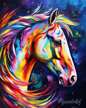 Carica l'immagine nel visualizzatore di Gallery, Diamond Painting - Cavallo Astratto Colorato