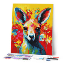 Carica l'immagine nel visualizzatore di Gallery, Diamond Painting - Canguro Astratto Colorato