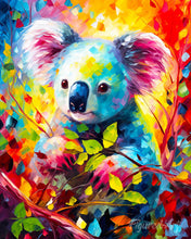 Carica l'immagine nel visualizzatore di Gallery, Diamond Painting - Koala Astratto Colorato