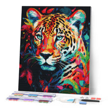 Carica l'immagine nel visualizzatore di Gallery, Diamond Painting - Leopardo Astratto Colorato