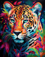 Carica l'immagine nel visualizzatore di Gallery, Diamond Painting - Leopardo Astratto Colorato