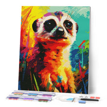 Carica l'immagine nel visualizzatore di Gallery, Diamond Painting - Suricato Astratto Colorato