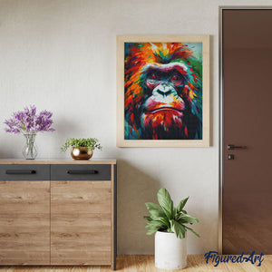 Diamond Painting - Orango Astratto Colorato