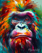 Carica l'immagine nel visualizzatore di Gallery, Diamond Painting - Orango Astratto Colorato