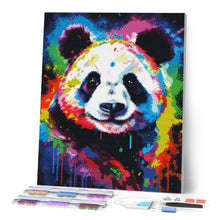 Carica l'immagine nel visualizzatore di Gallery, Diamond Painting - Panda Astratto Colorato