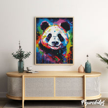 Carica l&#39;immagine nel visualizzatore di Gallery, Diamond Painting - Panda Astratto Colorato