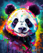 Carica l'immagine nel visualizzatore di Gallery, Diamond Painting - Panda Astratto Colorato
