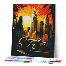 Carica l'immagine nel visualizzatore di Gallery, Diamond Painting - Auto in New York Art Deco
