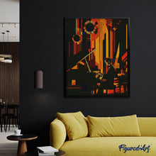 Carica l'immagine nel visualizzatore di Gallery, Diamond Painting - Pianista Art Deco