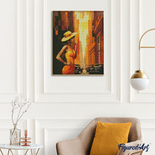 Carica l'immagine nel visualizzatore di Gallery, Diamond Painting - Donna in città Art Deco