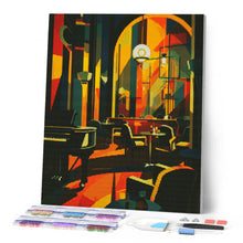 Carica l'immagine nel visualizzatore di Gallery, Diamond Painting - Club Art Deco 40x50cm tela già incorniciata