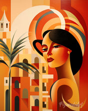 Carica l'immagine nel visualizzatore di Gallery, Diamond Painting - Donna a Cuba Art Deco