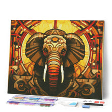 Carica l'immagine nel visualizzatore di Gallery, Diamond Painting - Elefante Art Deco