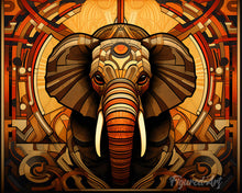 Carica l'immagine nel visualizzatore di Gallery, Diamond Painting - Elefante Art Deco