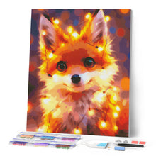 Carica l'immagine nel visualizzatore di Gallery, Diamond Painting - Piccola Volpe con Lucine