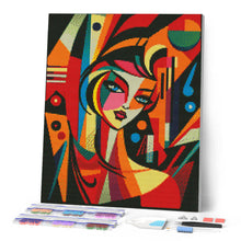 Carica l'immagine nel visualizzatore di Gallery, Diamond Painting - Donna Astratta Stile Picasso